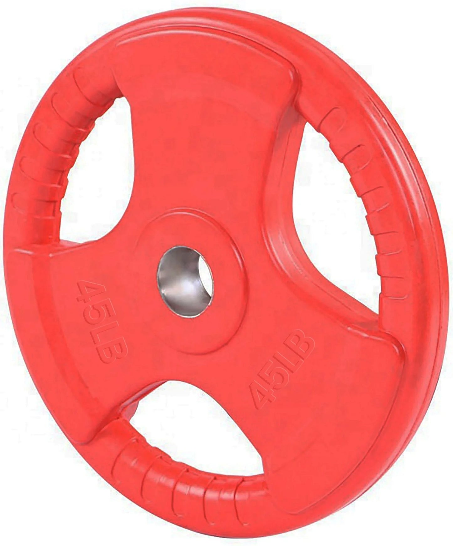 French Fitness Colored Rubber Grip Olympic Plate Set 260 lbs (New)