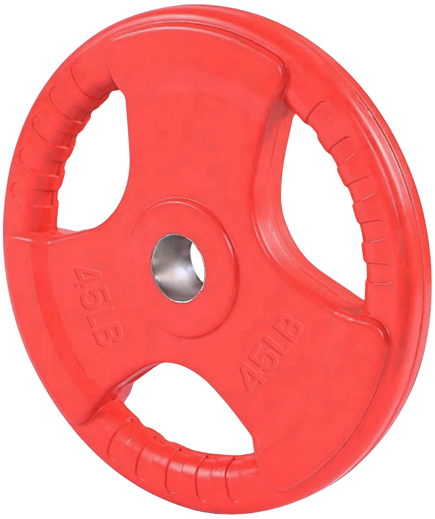 French Fitness Colored Rubber Grip Olympic Plate 45 lbs (New)