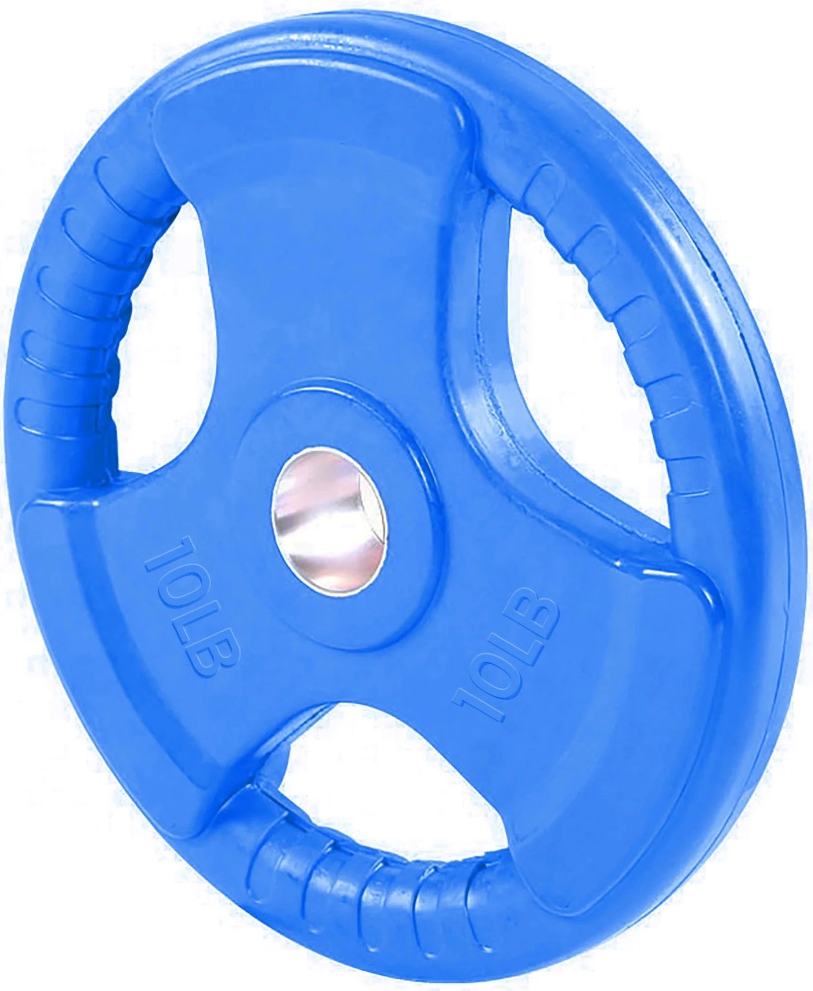 French Fitness Colored Rubber Grip Olympic Plate Set 50 lbs (New)