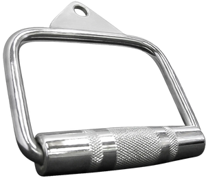 French Fitness - Chrome CSH40 Revolving Stirrup Handle (New) - Close Up View