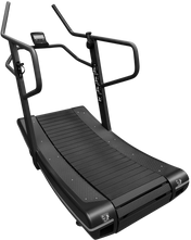 French Fitness CT100 Manual Curve Treadmill - Angled View