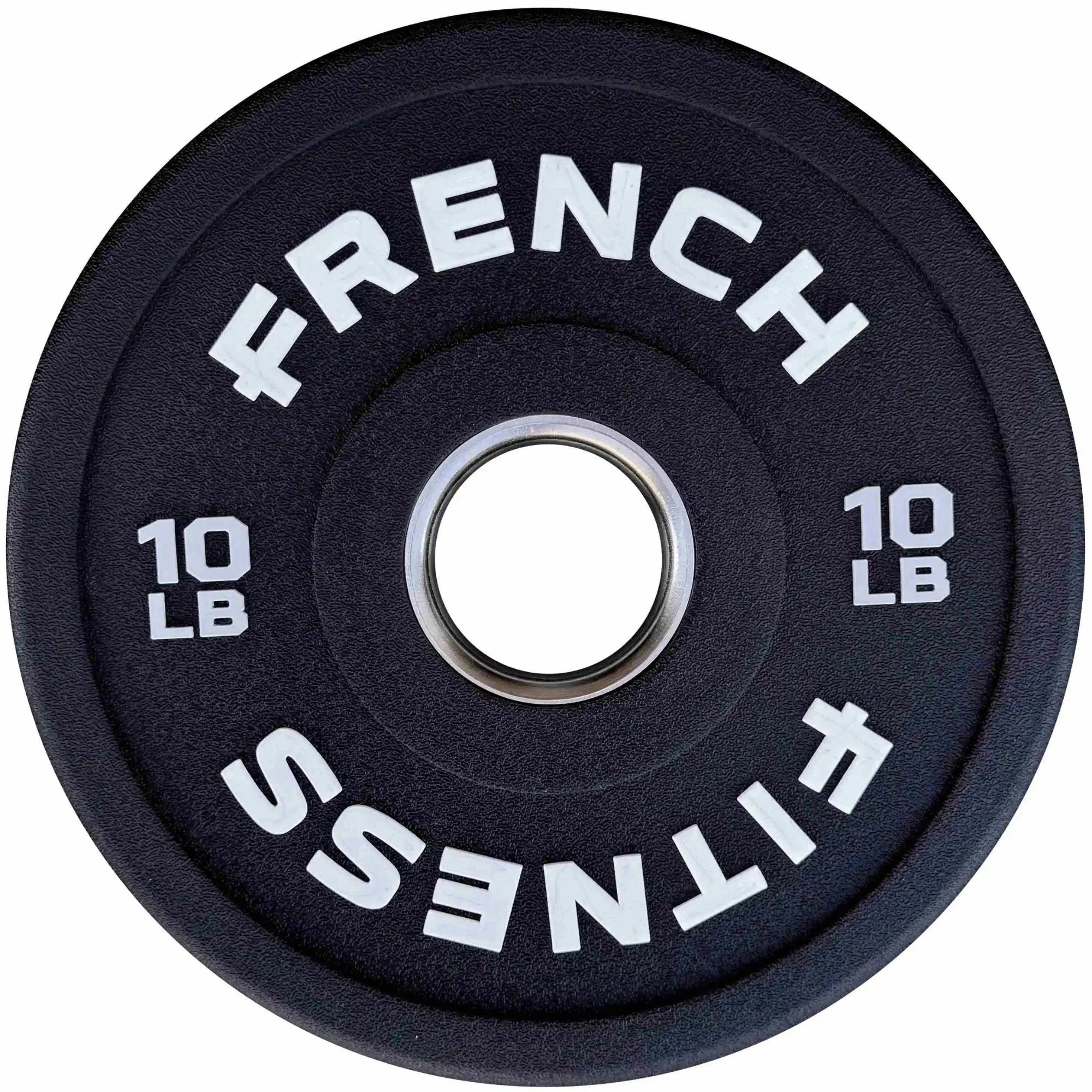 French Fitness Competition Urethane Bumper Plate 10 lb Black (New)