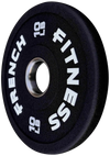 French Fitness Competition Urethane Bumper Plate 10 lb Black (New) Image