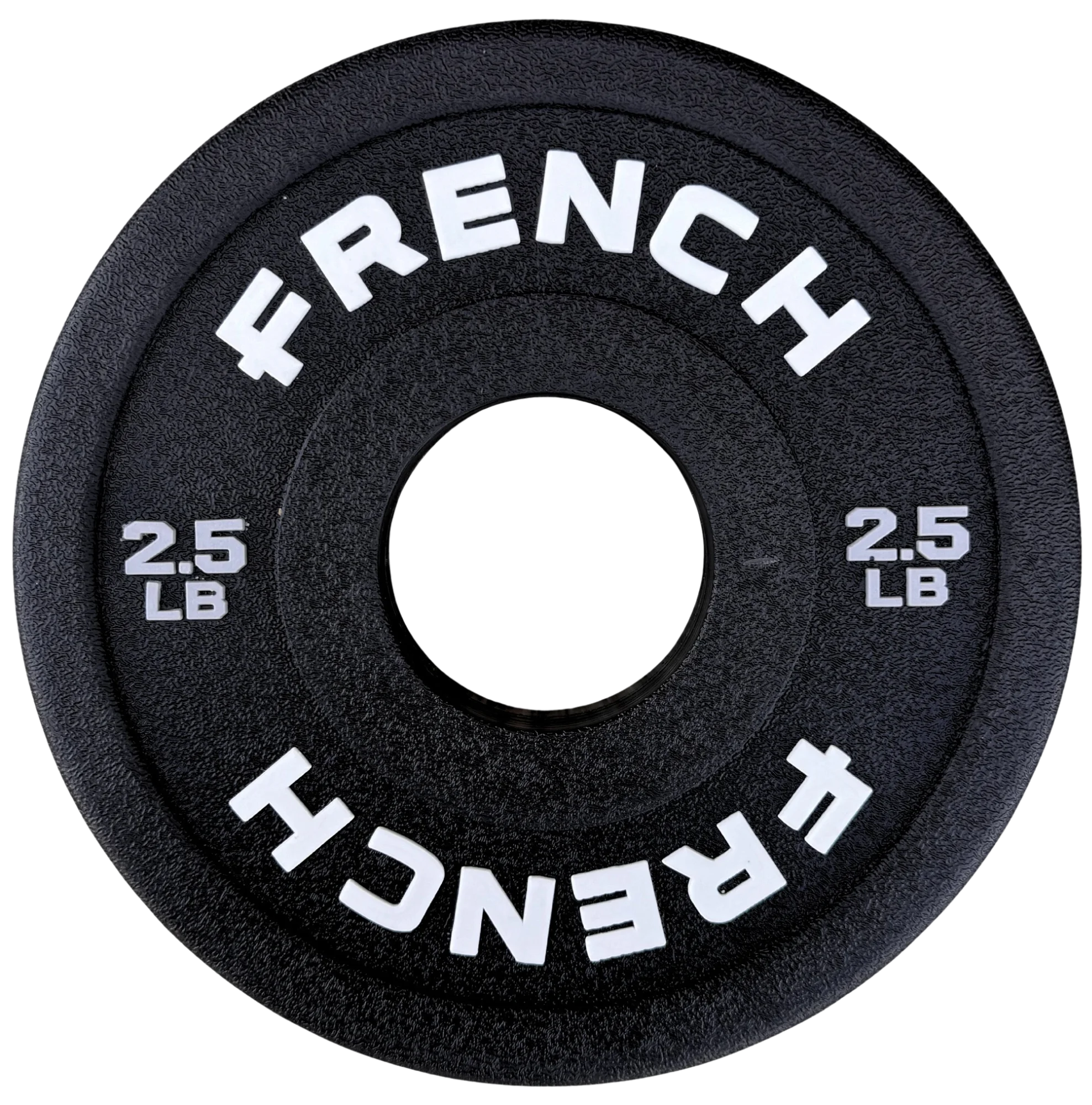 French Fitness Competition Urethane Bumper Plate 2.5 lb Black (New)