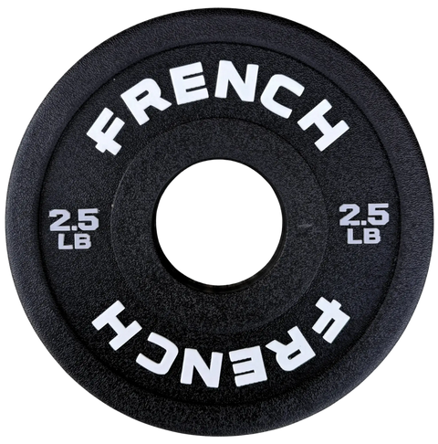 French Fitness Competition Urethane Bumper Plate 2.5 lb Black (New) Image