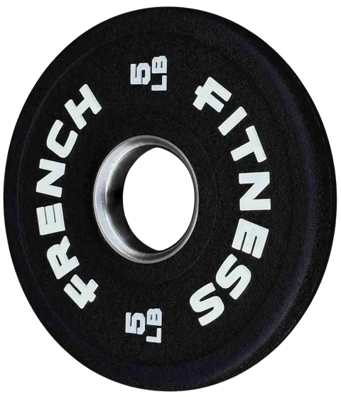 French Fitness Competition Urethane Bumper Plate 5 lb Black (New) Image