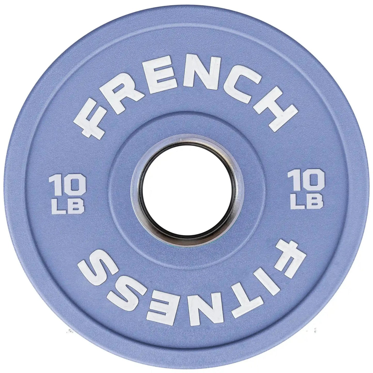 French Fitness Competition Urethane Bumper Plate 10 lb Colored (Grey) (New)