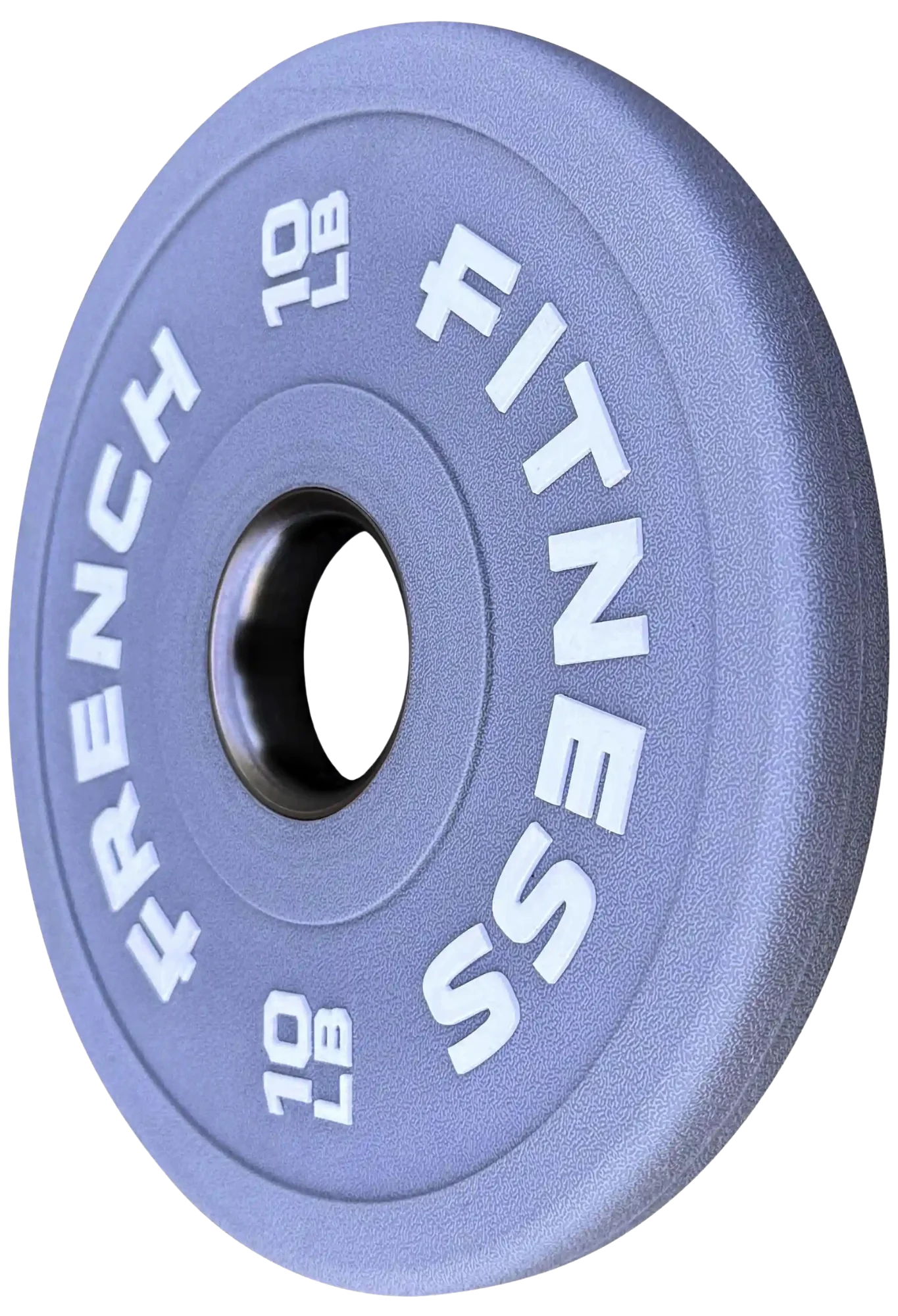 French Fitness Competition Urethane Bumper Plate 10 lb Colored (Grey) (New)