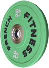 French Fitness Competition Urethane Bumper Plate 25 lb Colored (Green) (New)