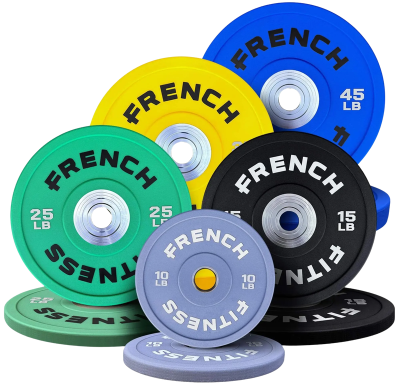 French Fitness Competition Urethane Bumper Plate 260 lb Colored (New) Image