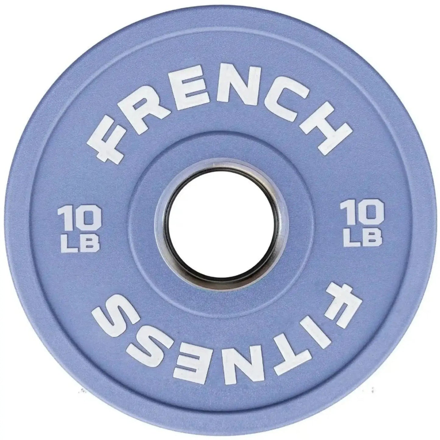 French Fitness Competition Urethane Bumper Plate 320 lb Colored (New) Image 3