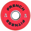 French Fitness Competition Urethane Bumper Plate 340 lb Colored (New)