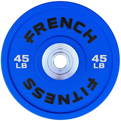 French Fitness Competition Urethane Bumper Plate 340 lb Colored (New)