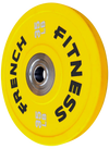 French Fitness Competition Urethane Bumper Plate 35 lb Colored (Yellow) (New)