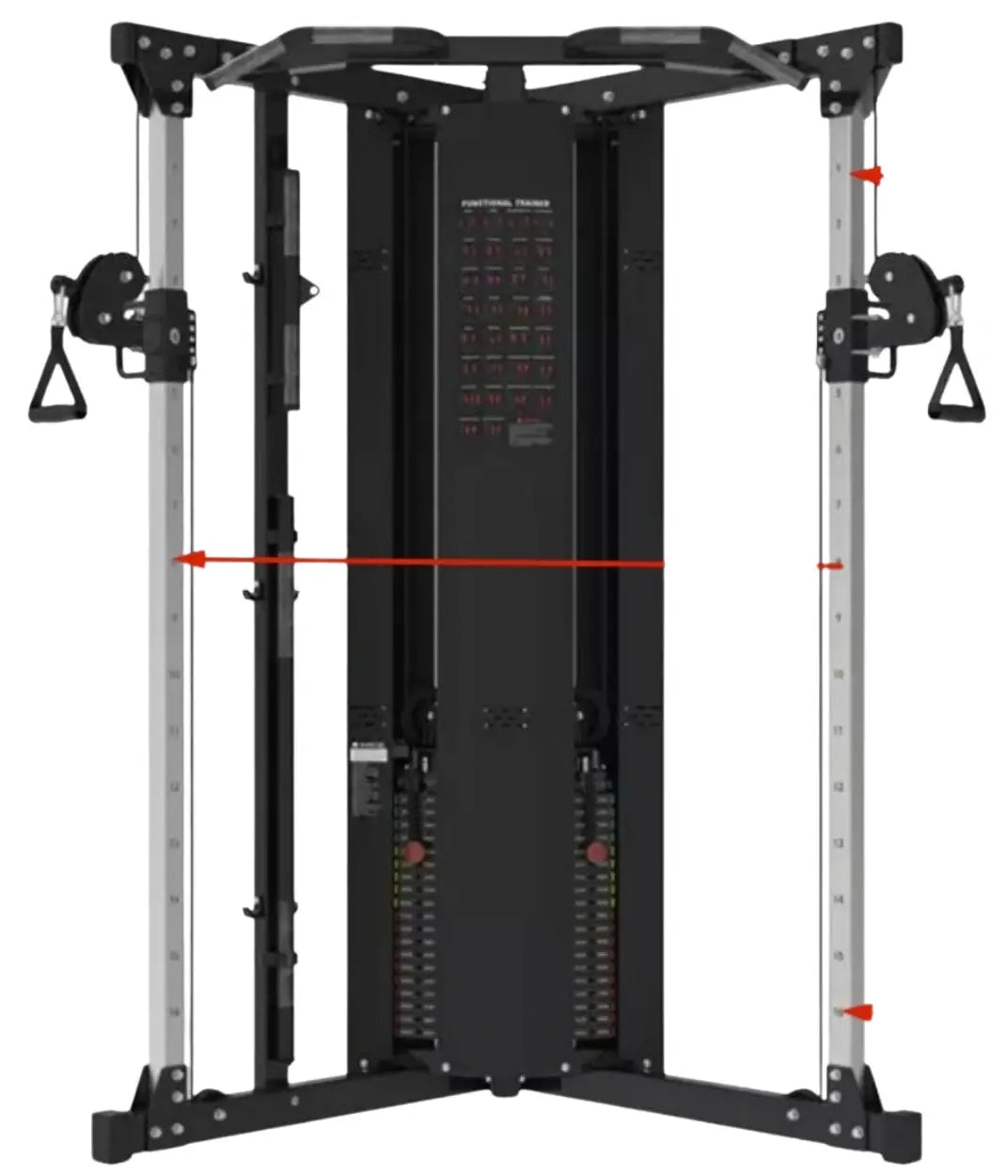 French Fitness DAP50 Dual Adjustable Pulley - 83" Tall (New)