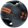 French Fitness Dual Grip Medicine Ball w/Handles 14 lb (New)
