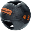 French Fitness Dual Grip Medicine Ball w/Handles 6 lb (New)