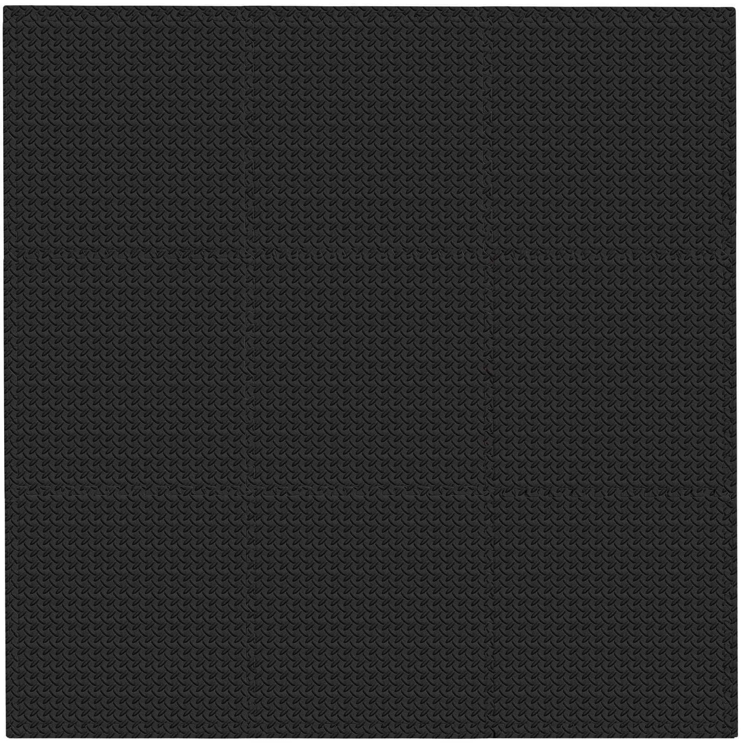 French Fitness - 24" x 24" Eva Interlocking Tiles (New) - Front View