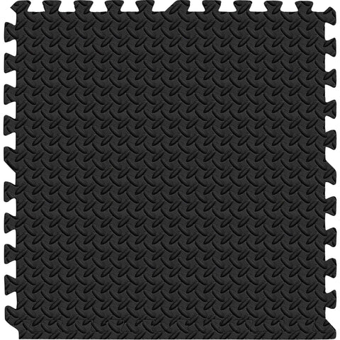 French Fitness - 24" x 24" Eva Interlocking Tiles (New) - Close Up View