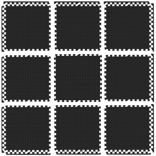 French Fitness 24" x 24" Eva Interlocking Tiles (New)