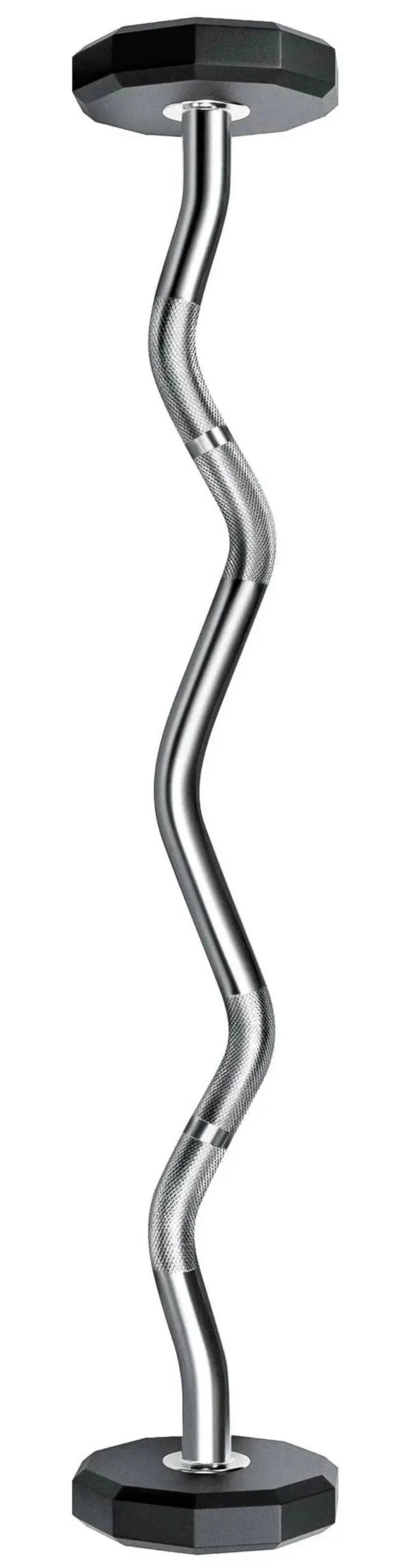 French Fitness EZ Curl Urethane Barbell Bar Set of 5 (20-60 lbs) (New)