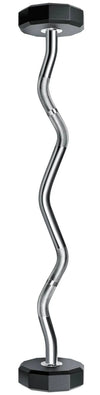 French Fitness EZ Curl Urethane Barbell Bar Set of 5 (20-60 lbs) (New)