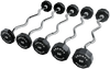 French Fitness EZ Curl Urethane Barbell Bar Set of 5 (20-60 lbs) (New)