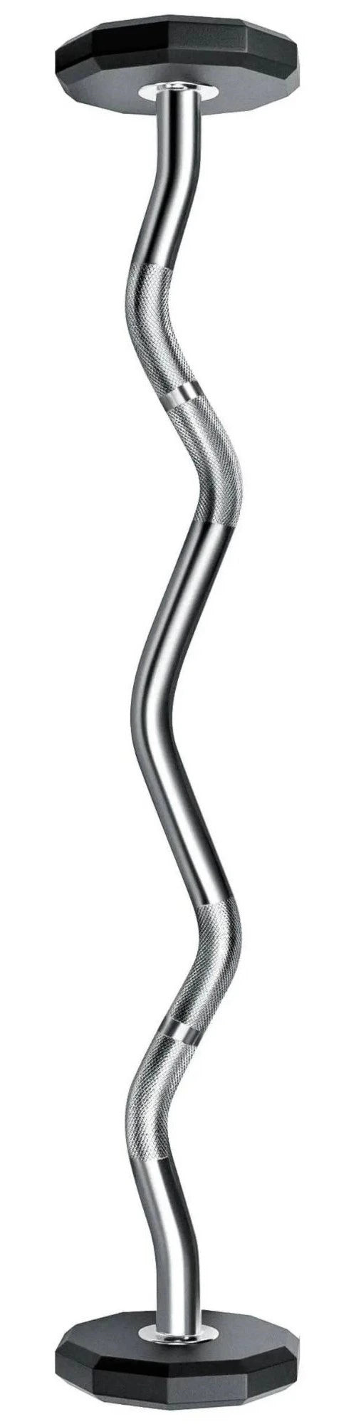 French Fitness EZ Curl Urethane Barbell Bar Set of 5 (25-65 lbs) (New)