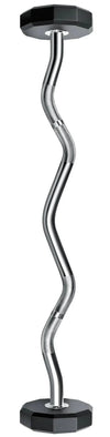 French Fitness EZ Curl Urethane Barbell Bar Set of 5 (25-65 lbs) (New)