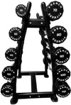 French Fitness EZ Curl Urethane Barbell Bar Set, 20-110 lbs (New) Image 4