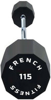 French Fitness EZ Curl Urethane Barbell 115 lbs - Single (New)