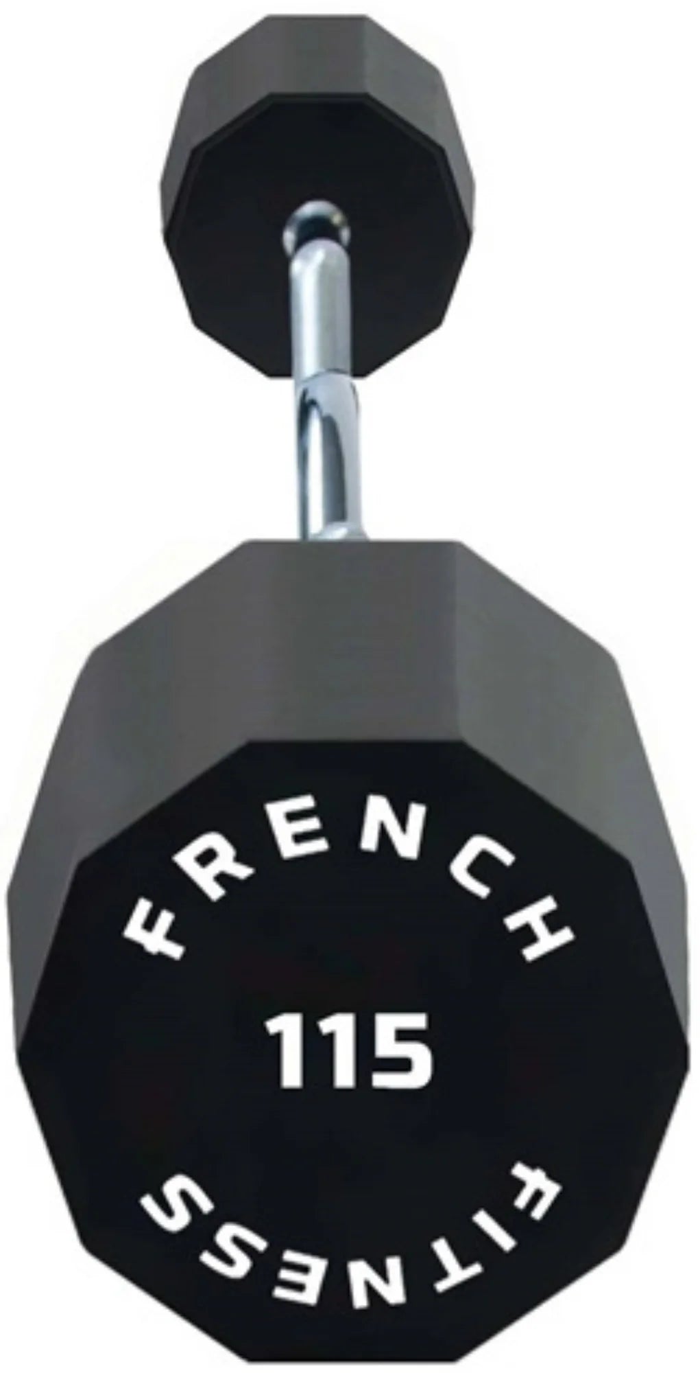 French Fitness EZ Curl Urethane Barbell 115 lbs - Single (New)