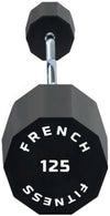 French Fitness EZ Curl Urethane Barbell 125 lbs - Single (New)
