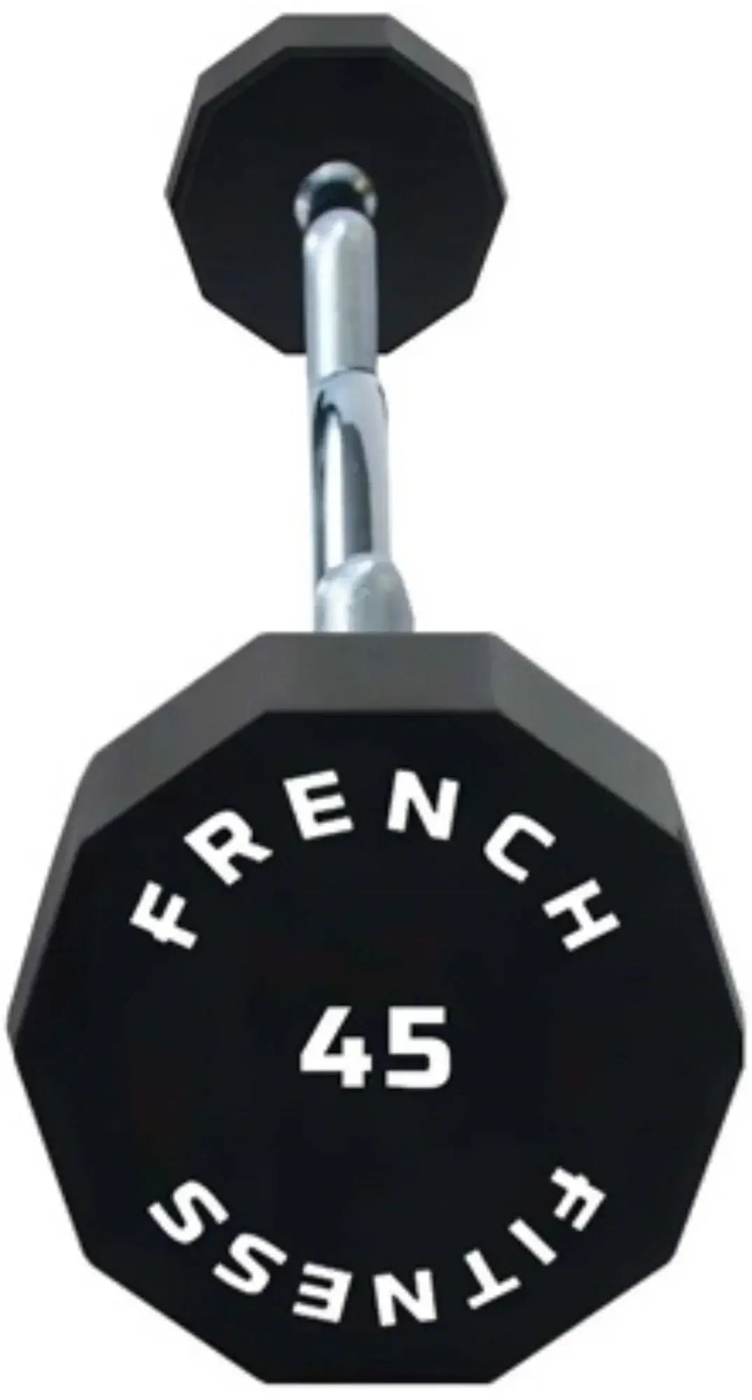 French Fitness EZ Curl Urethane Barbell 45 lbs - Single (New) Image 2