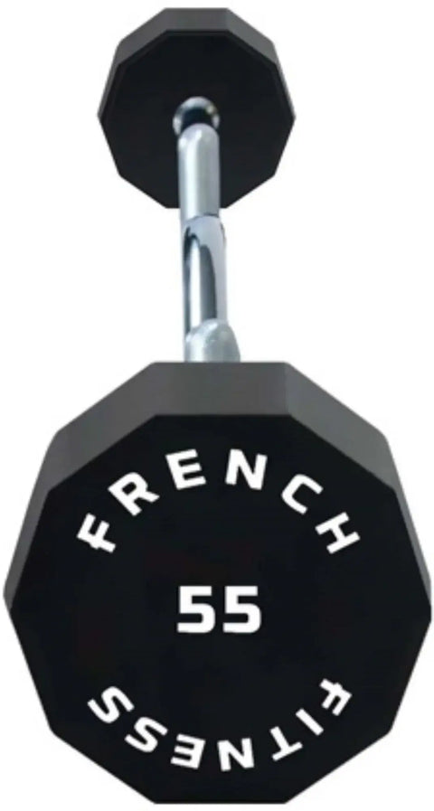 French Fitness EZ Curl Urethane Barbell 50 lbs - Single (New) Image 2