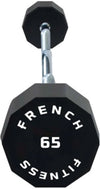 French Fitness EZ Curl Urethane Barbell 65 lbs - Single (New) Image 2