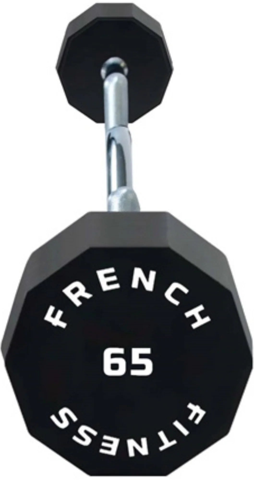 French Fitness EZ Curl Urethane Barbell 65 lbs - Single (New) Image 2