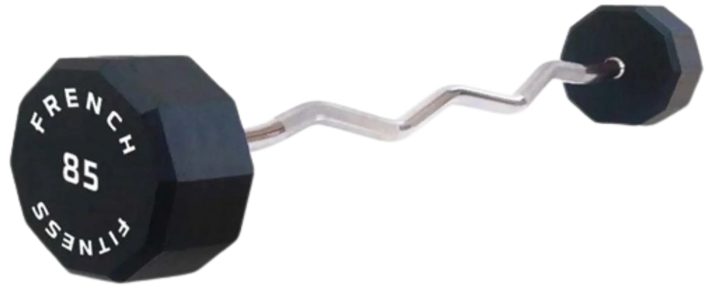 French Fitness EZ Curl Urethane Barbell 85 lbs - Single (New) Image