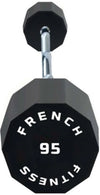French Fitness EZ Curl Urethane Barbell 95 lbs - Single (New) Image 2