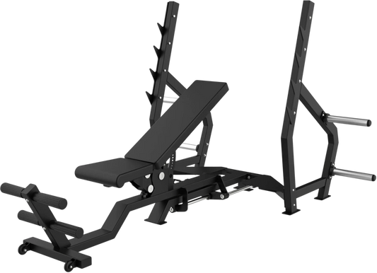 French Fitness Newport 3 Way Flat Incline Decline Olympic Bench (New)