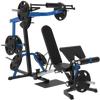French Fitness FL20 Freeweight Leverage Multi-Functional Bench (New)