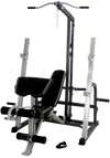 French Fitness FL3 Freightweight Lat & Olympic Bench Gym (New)