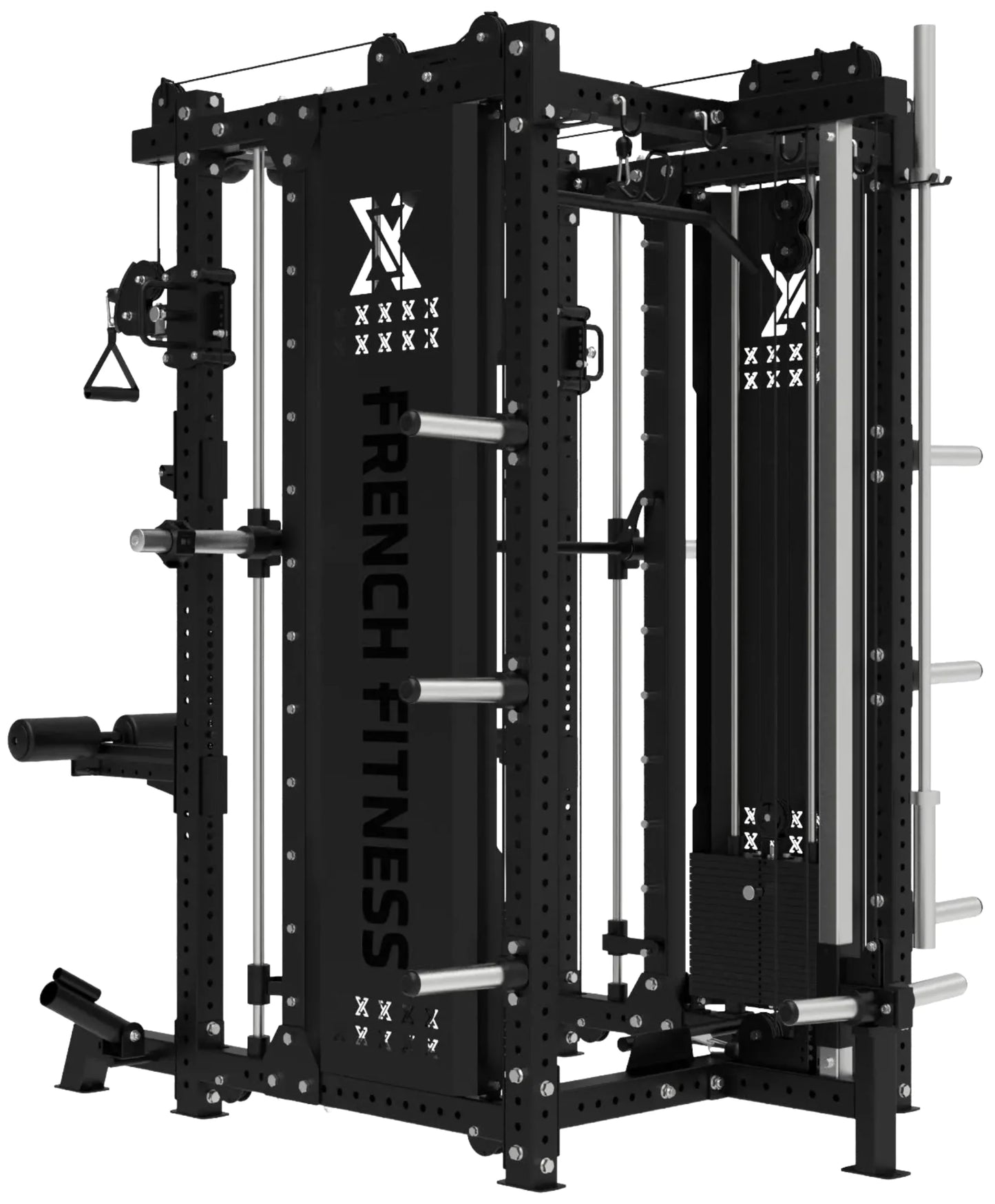 French Fitness FSR100 Commercial Functional Smith Rack System (New)