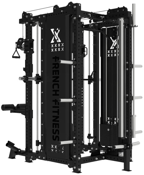 French Fitness FSR100 Commercial Functional Smith Rack System (New)