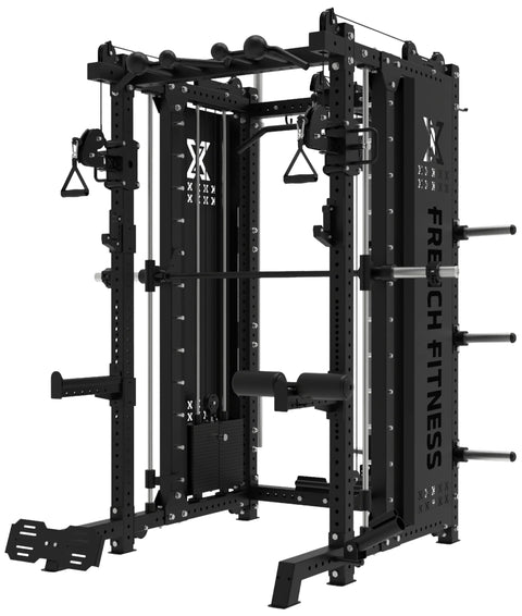 French Fitness FSR100 Commercial Functional Smith Rack System (New)