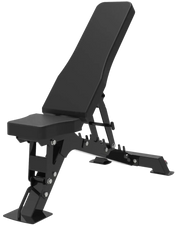 French Fitness FSR100-ADB Adjustable Bench w/Decline - Angled View