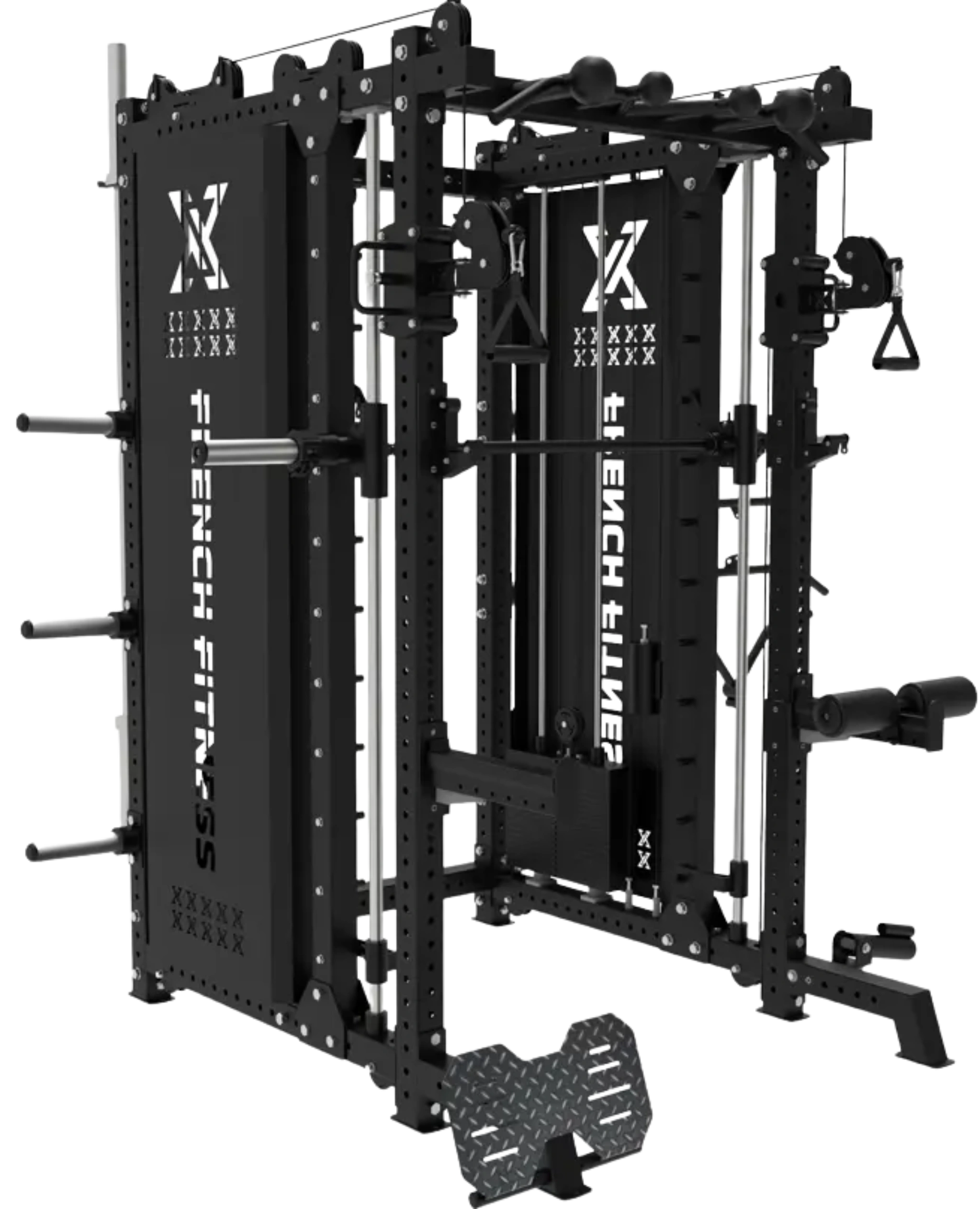 French Fitness FSR100-CB Commercial Cable Smith Rack w/Counter Balance (New)