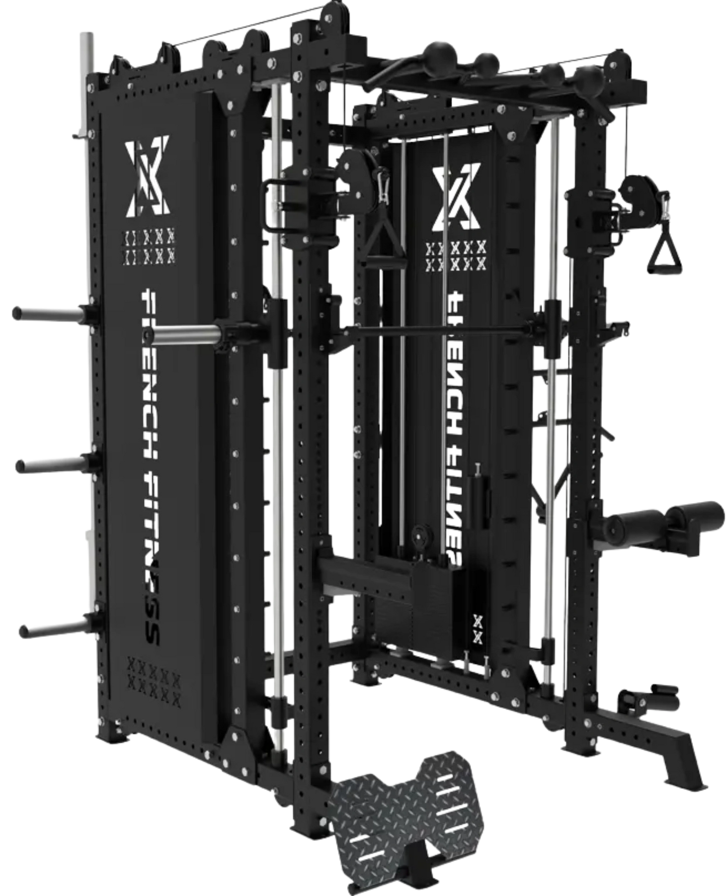 French Fitness FSR100-CB Commercial Cable Smith Rack w/Counter Balance (New)