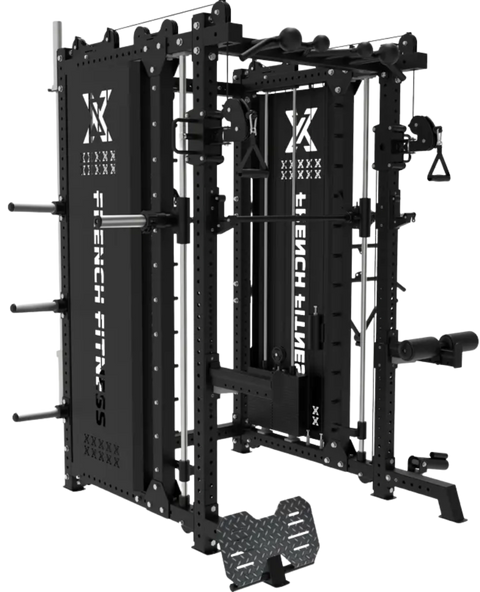 French Fitness FSR100-CB Commercial Cable Smith Rack w/Counter Balance (New)