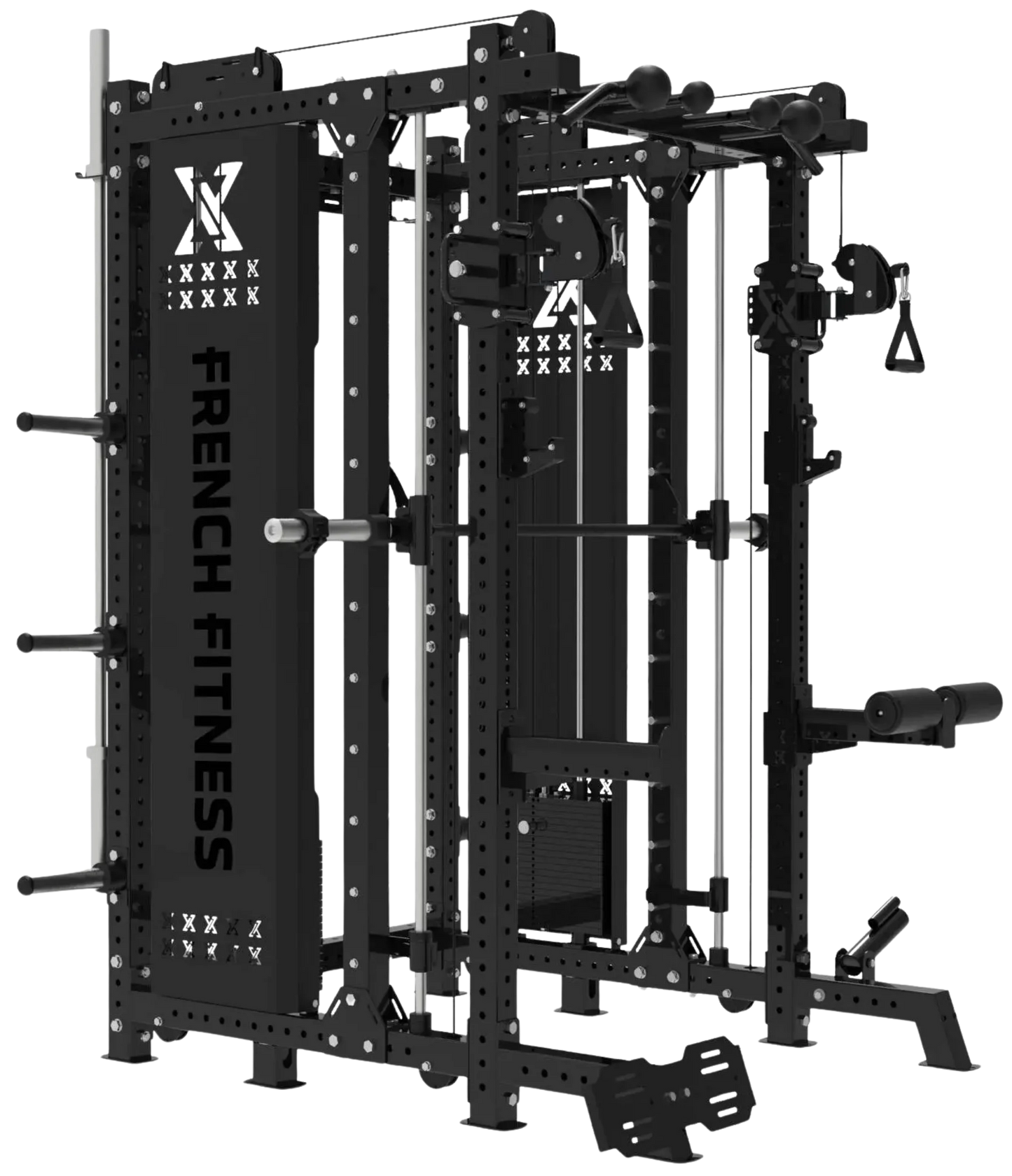 French Fitness FSR100 Commercial Functional Smith Rack System (New)